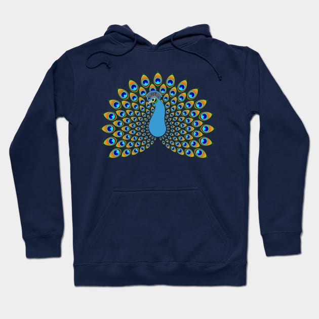 Peacock Hoodie by tuditees